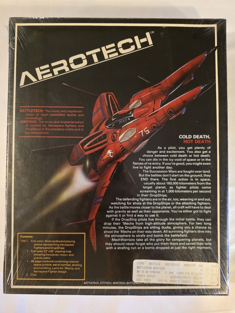 Aerotech Box Set - Battletech - Authentic Vintage New Sealed