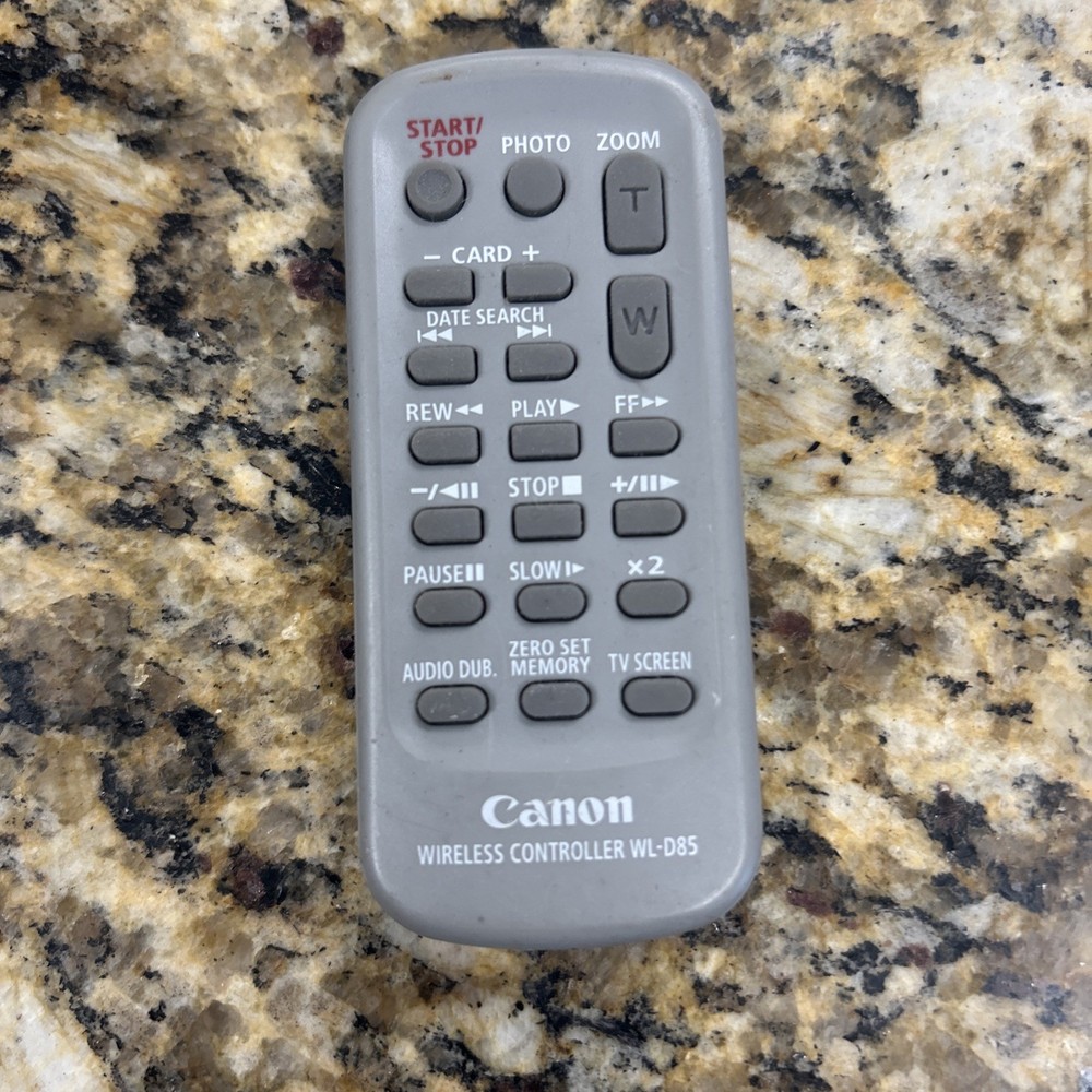 Canon WL-D85 Gray Wireless Handheld Remote Control For Canon DC220 Camcorder