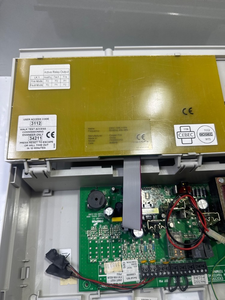 COOPER FX2202CPD Conventional Fire Alarm Control Panel
