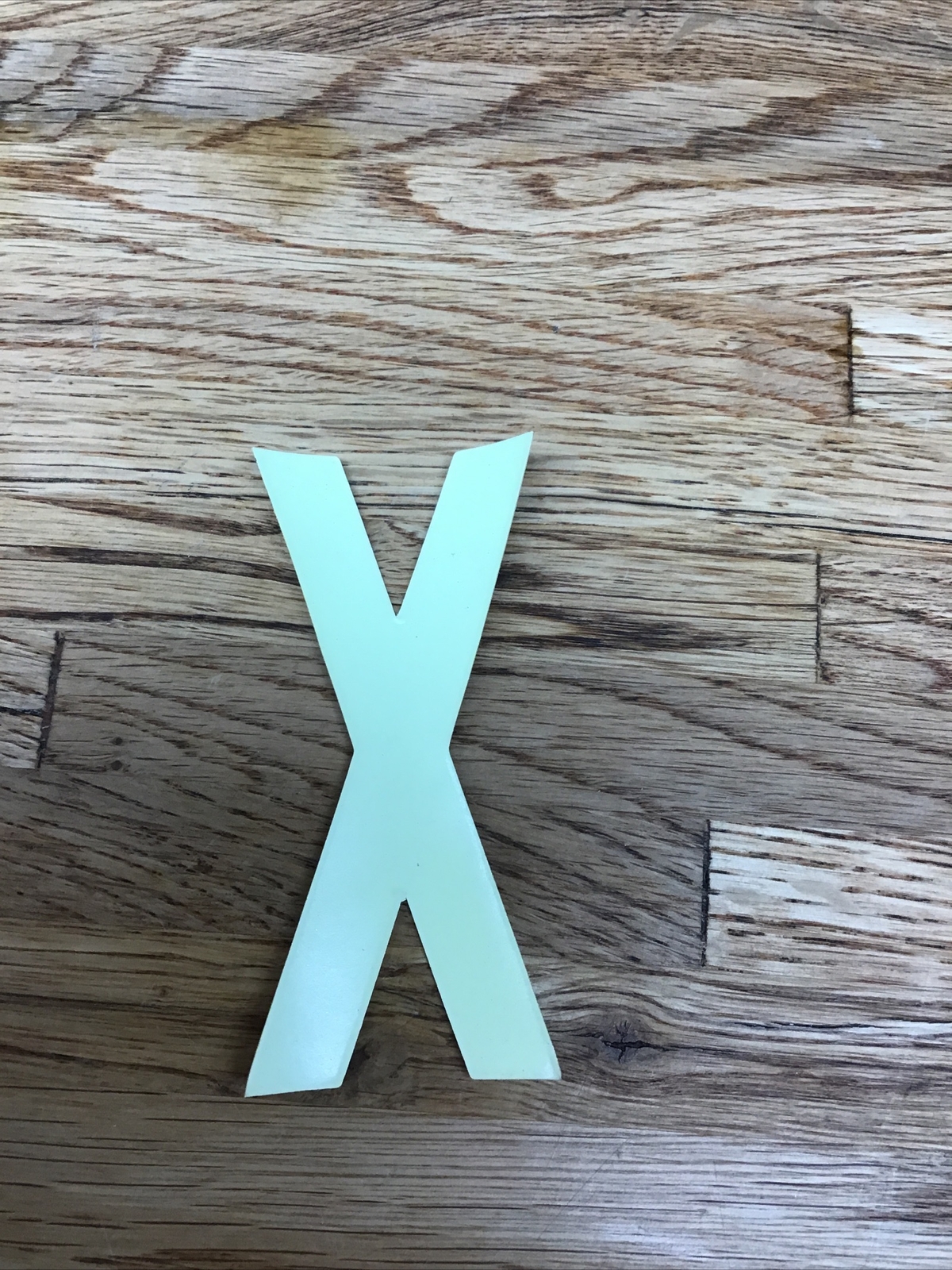 Firefighter / EMT Turnout Coat Reflective Iron-On Letter  “X” Lime Green D-6