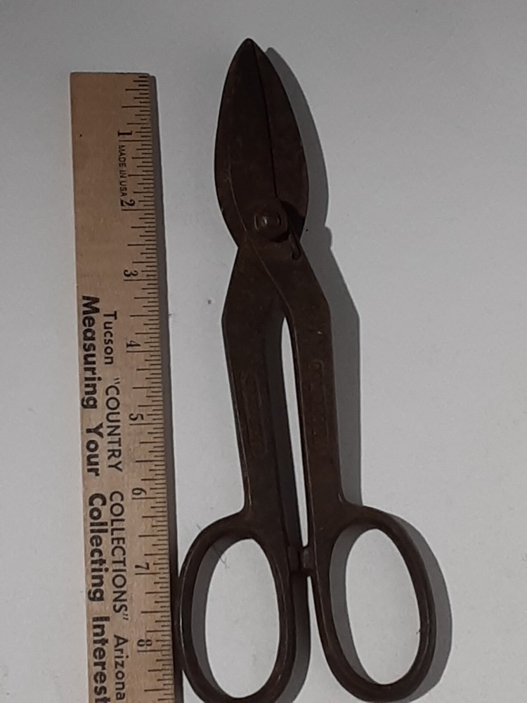VINTAGE COMPTON TIN SNIPS 9"