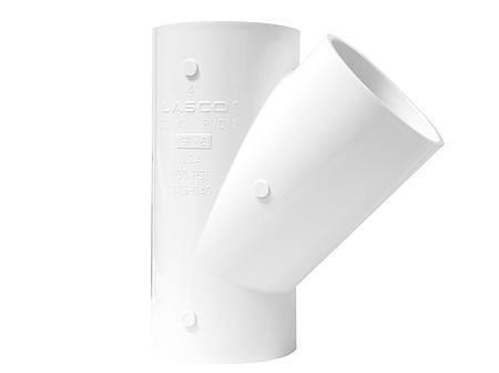 LASCO 475020 Wye, 2 in Pipe Size, Schedule 40, Socket 60UC56