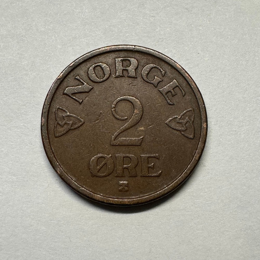 1953 Noway 2 Ore- Beautiful Coin - #A-005-B