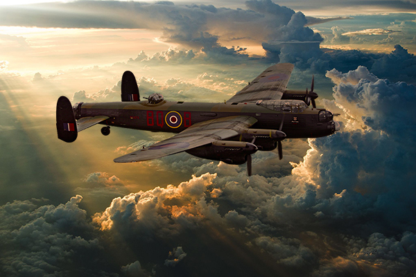 BBMF Avro Lancaster canvas prints various sizes free delivery