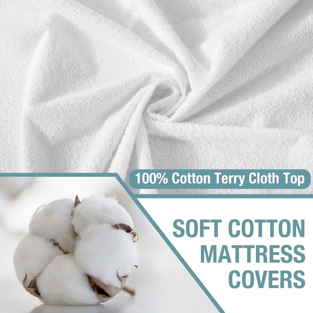 Queen Waterproof Mattress Protector,Pee & Liquid Proof Cover Pets