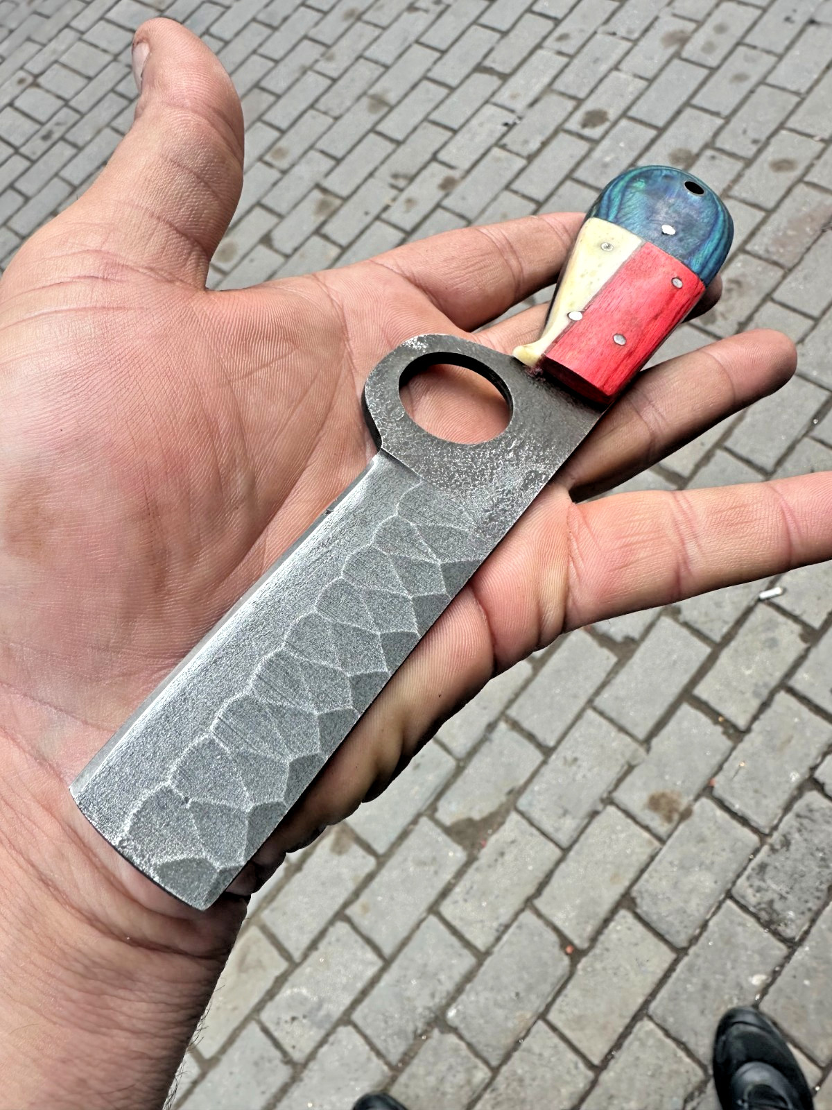 Custom Hand Made Forged High Carbon Steel Blade Bull Cutter Knife UU 44 2435