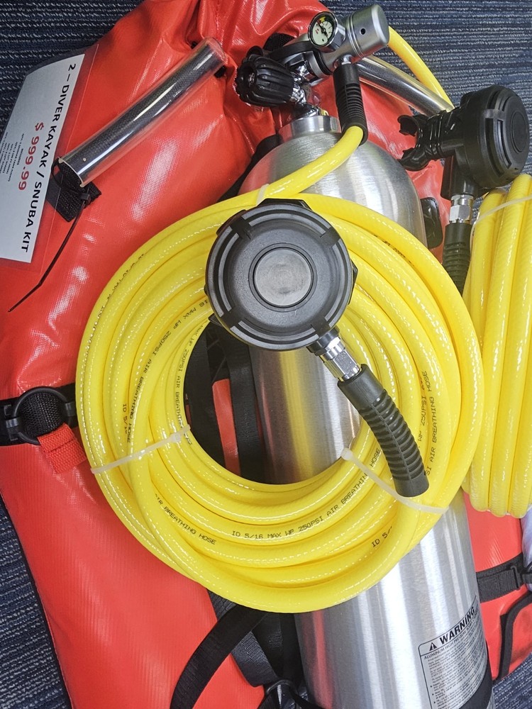 Snuba Hookah Kayak Kit For 2 People With Float