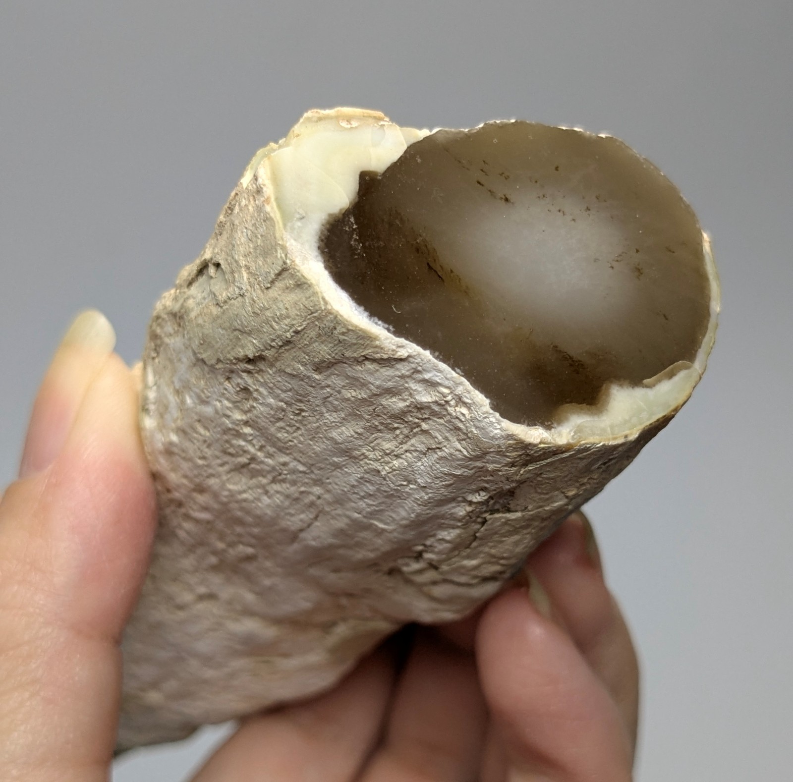 Chalcedony specimen 239 grams Raw chalcedony, rod shaped