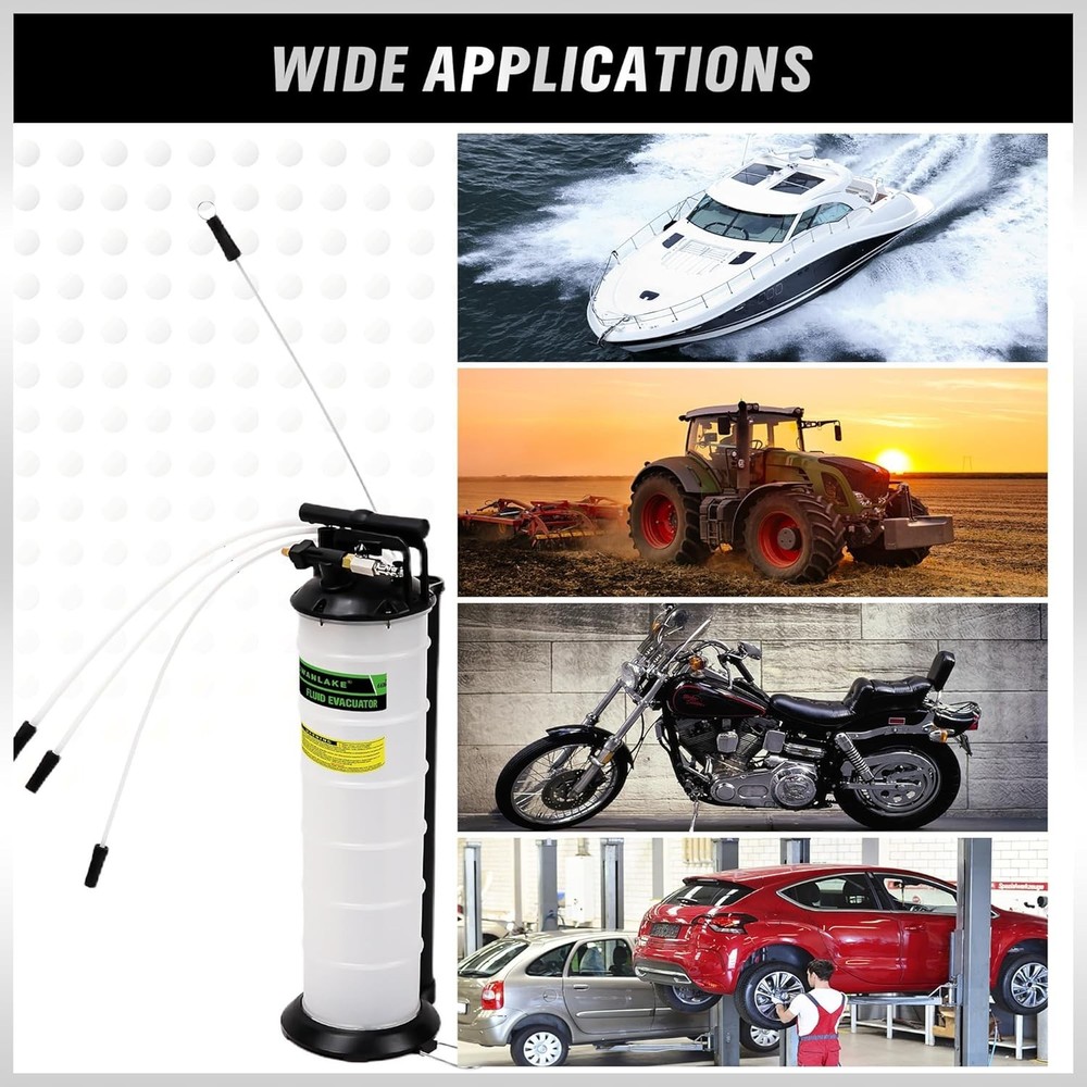 Professional 7L Pneumatic/Manual Fluid Extractor Pump