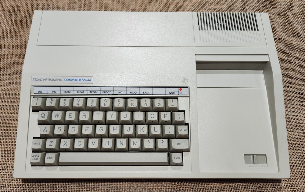 Vintage Texas Instruments TI 99/4A Home Computer System