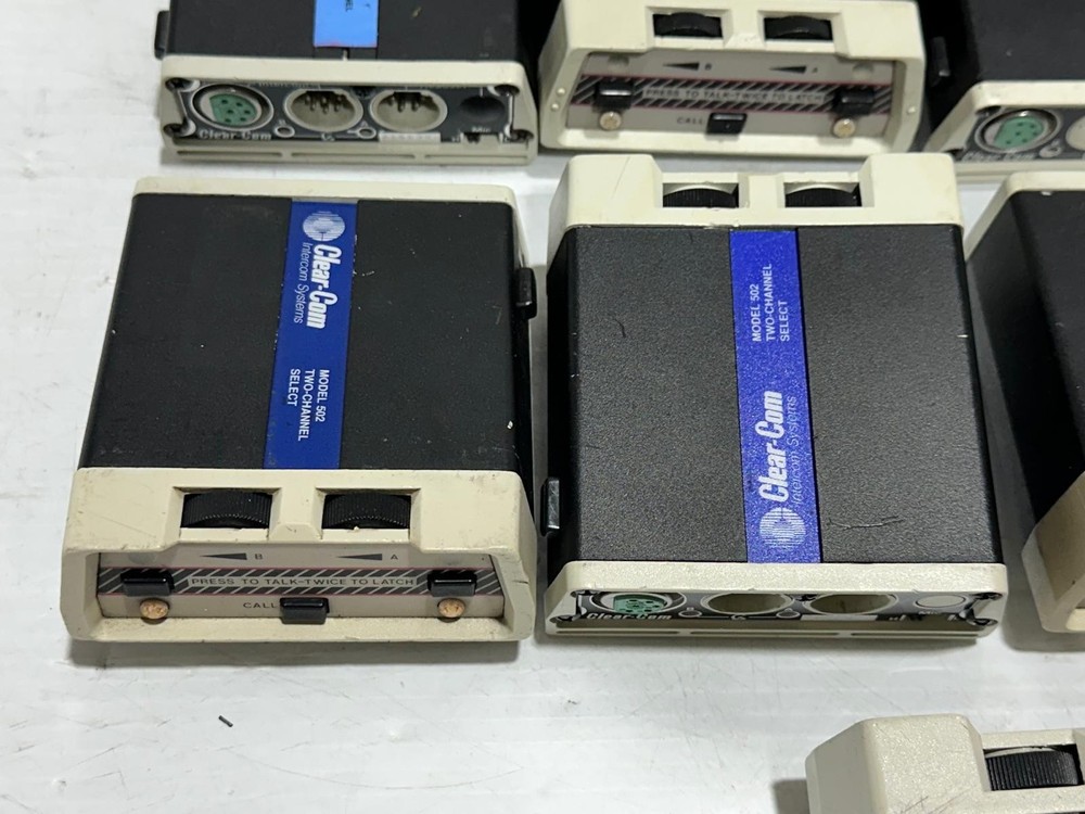 Clear-Com RS-502 Two Channel Intercom Belt Pack (One)THS