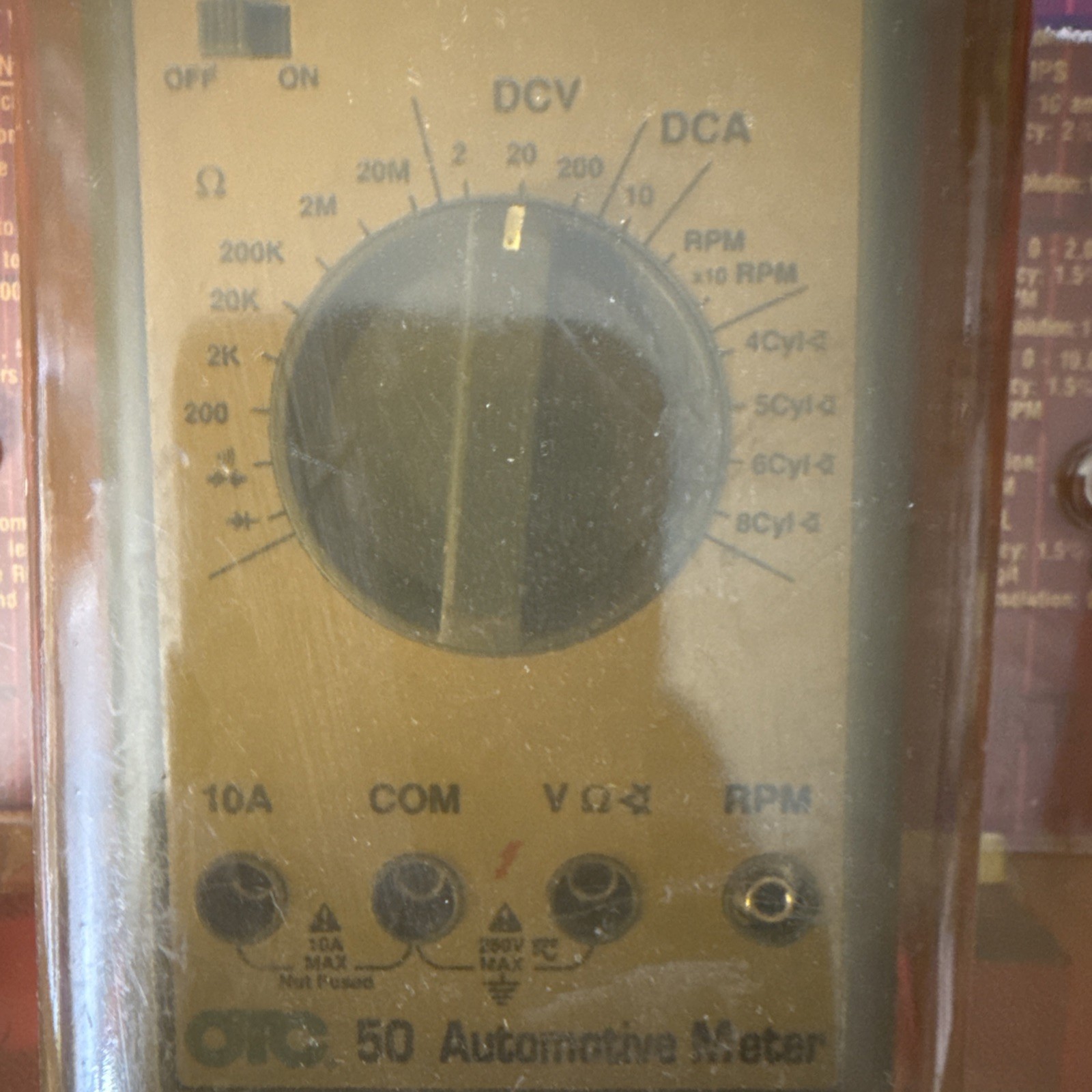 NEW VINTAGE OTC TOOLS 3495 AUTOMOTIVE MULTIMETER SERIES 50 & TEST LEADS NOS USA