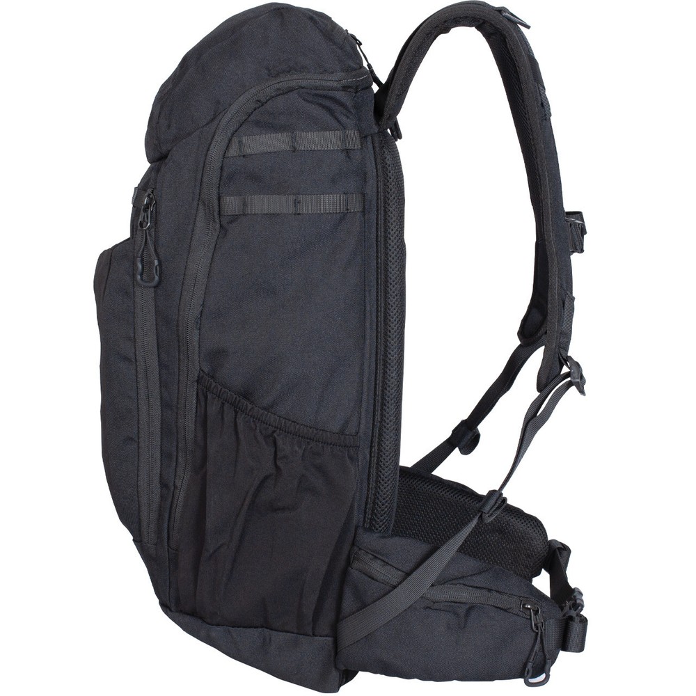 FHIOR Tactical Backpack 30L Black w/Large Main Compartment Adjustable Straps