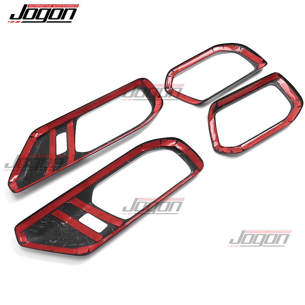 Matte Carbon For Ford Bronco U725 Raptor 2021+ Interior Door Handle Decor Trims