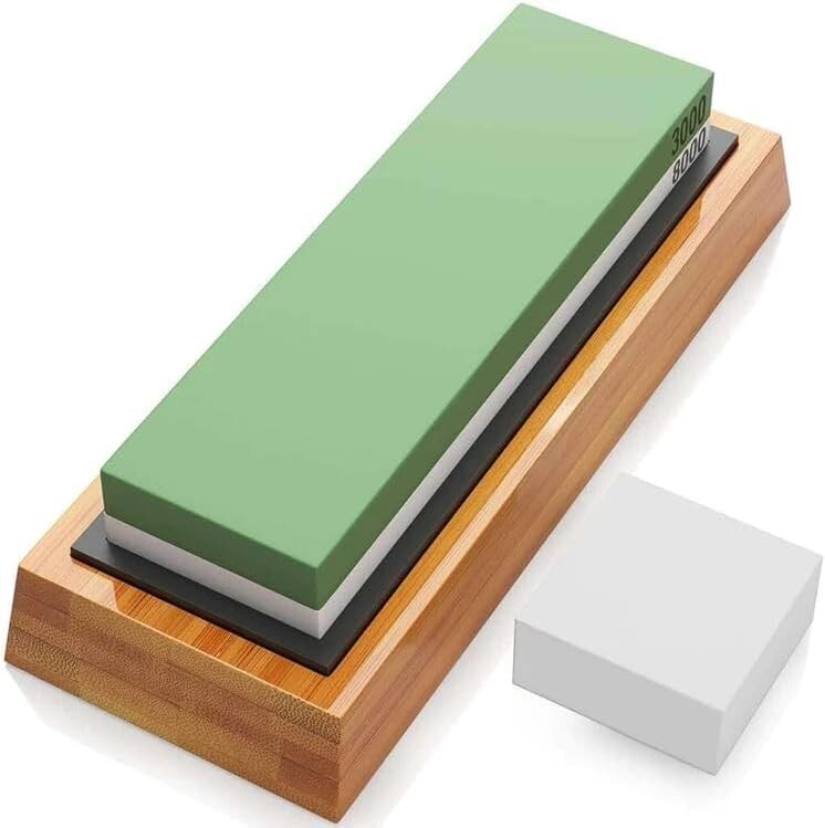 3000/8000 Grit Whetstone Combo: Knife Sharpening Stone