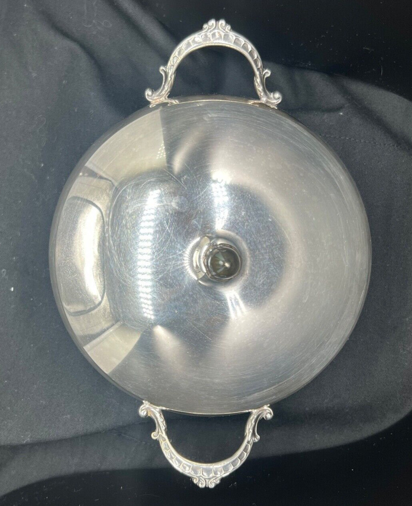 Wallace Silver Covered Dish 86c104 Acorn Lid