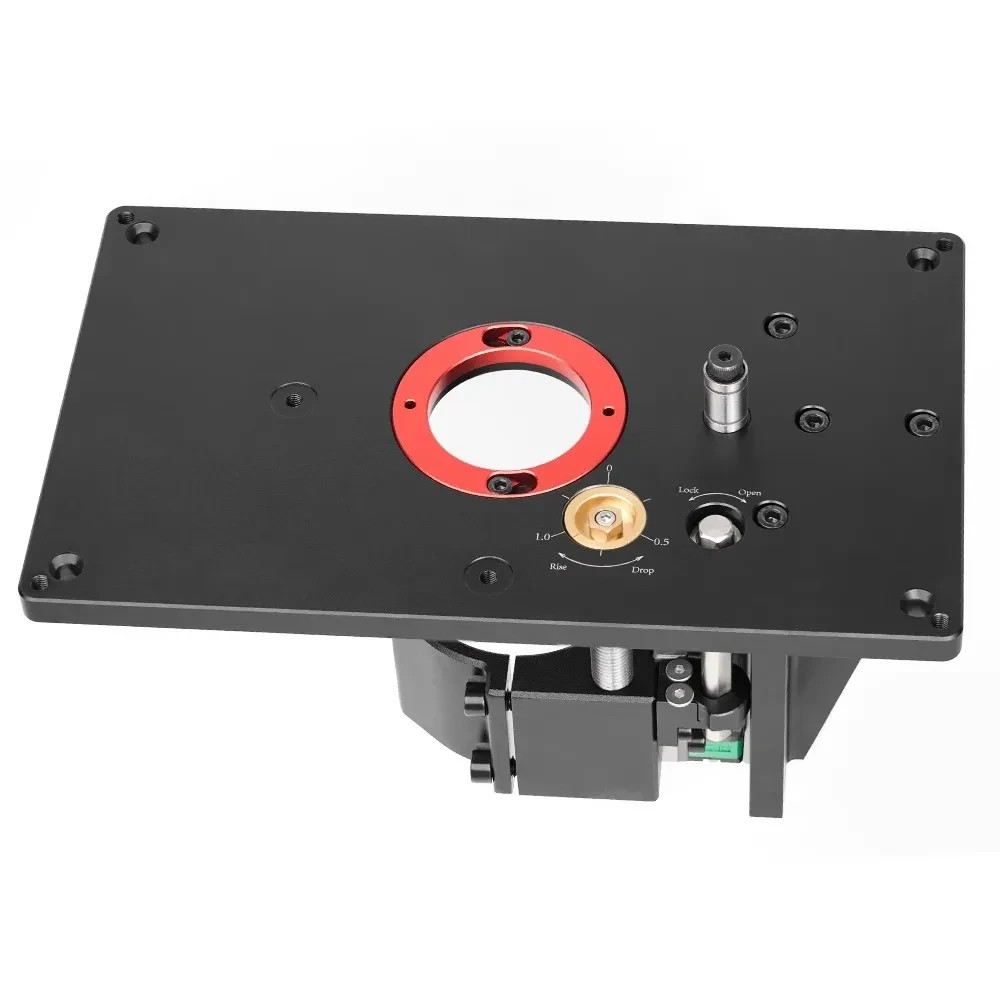 Precision Lift Table for Router Micro-Adjustable Inverted Router Mount Edge Trim