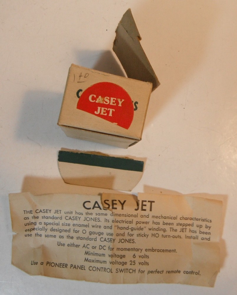 Vintage Casey Jones (Casey Jet) Electric Switch Machine (MC031)