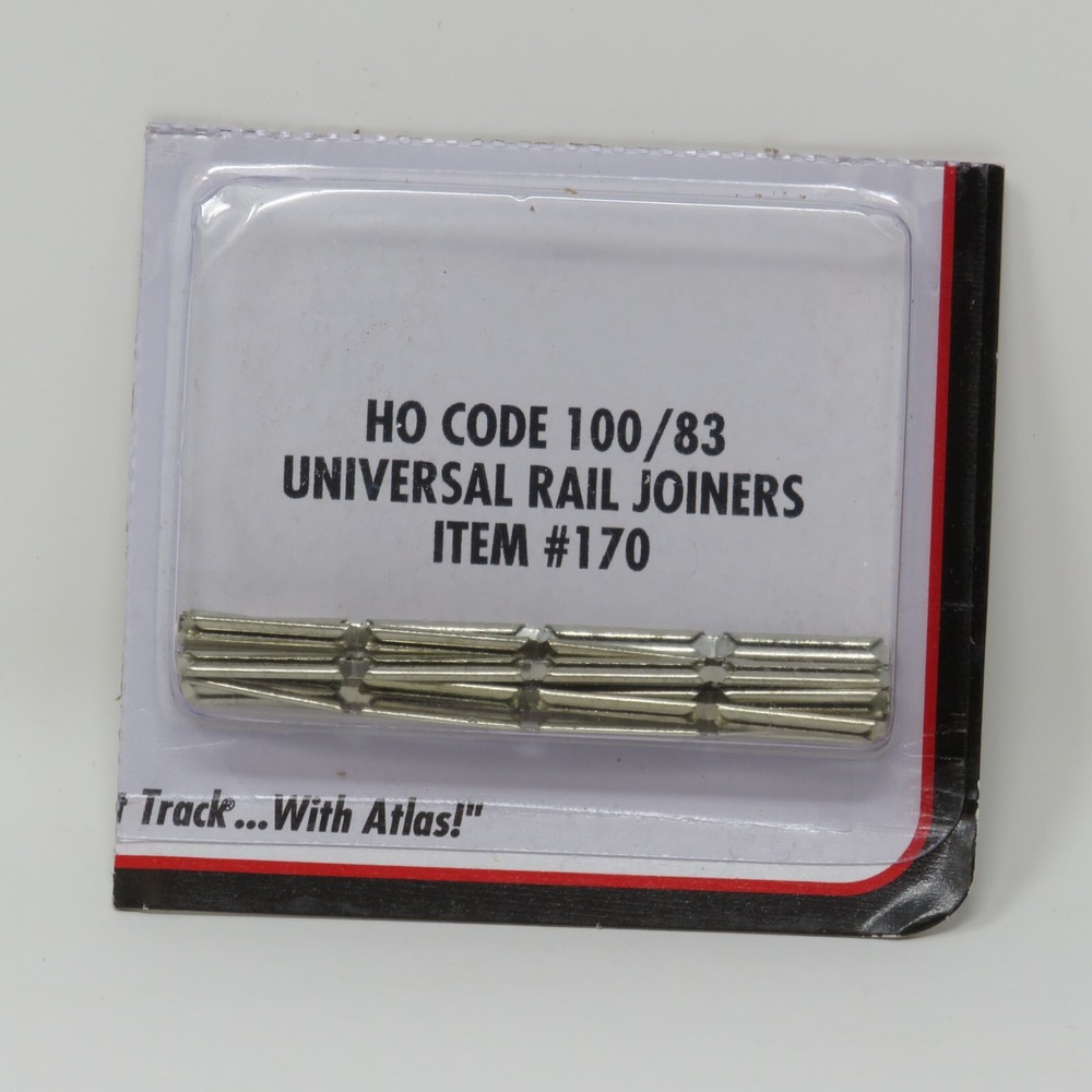 Atlas HO 170 Universal Rail Joiners Code 100 83 Track Systems