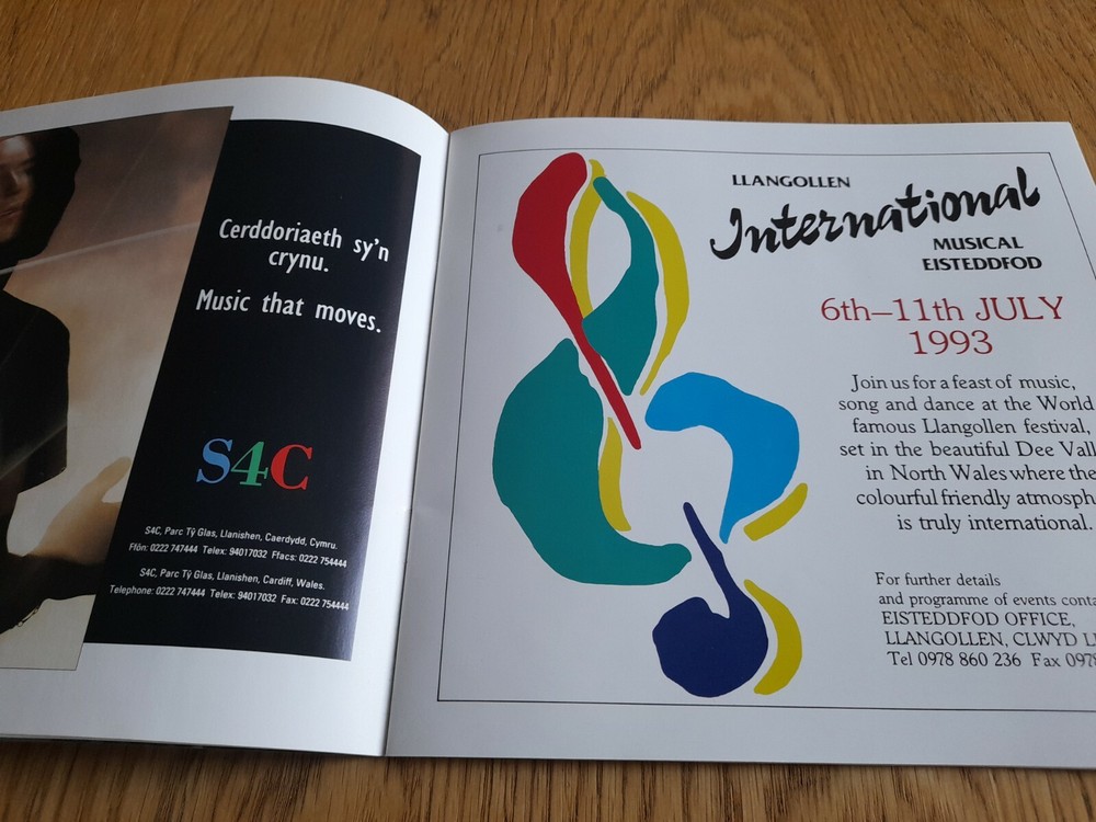 BBC Welsh Symphony Orchestra - Tour Programme 1992 vgc