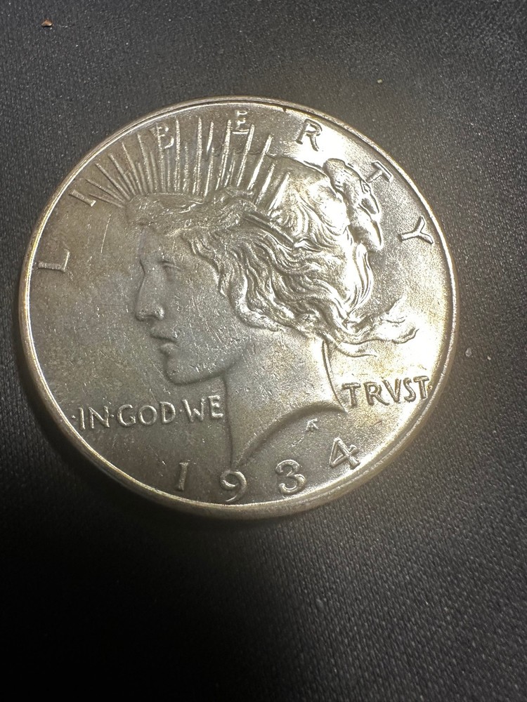 1934 PEACE DOLLAR BU UNCIRCULATED  Lot #949