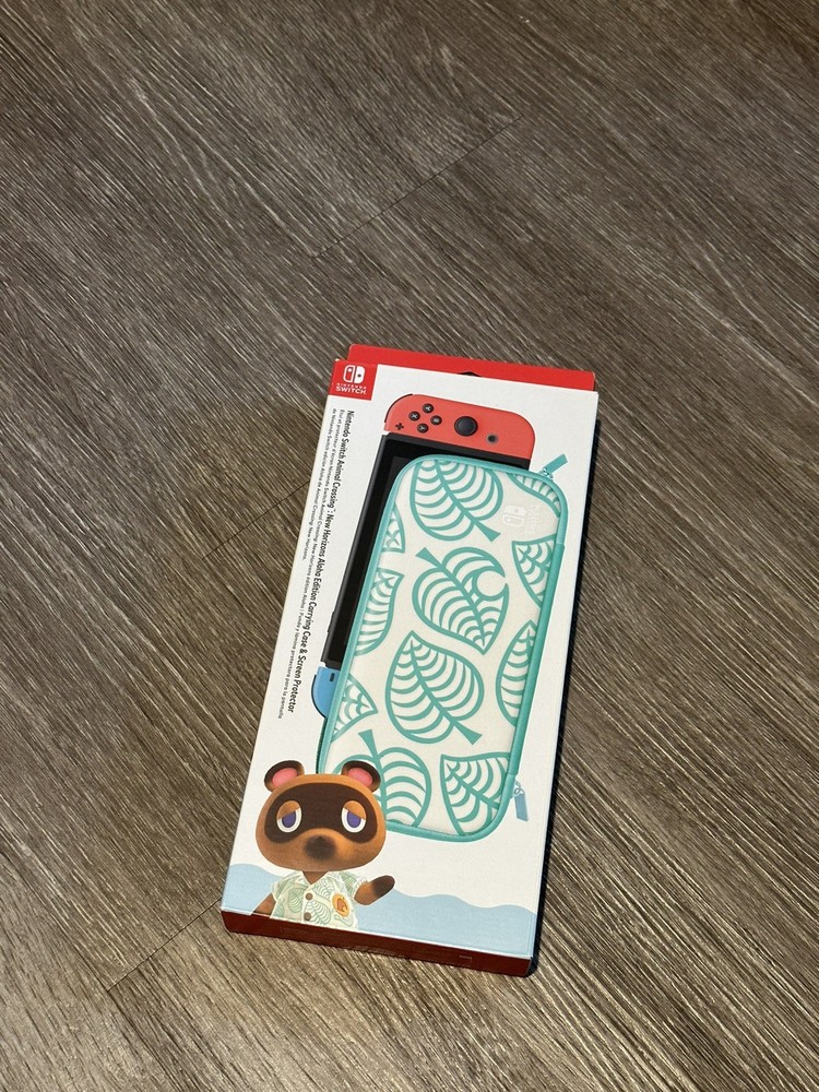 Nintendo Switch Animal Crossing Aloha Edition Carrying Case & Screen Protector