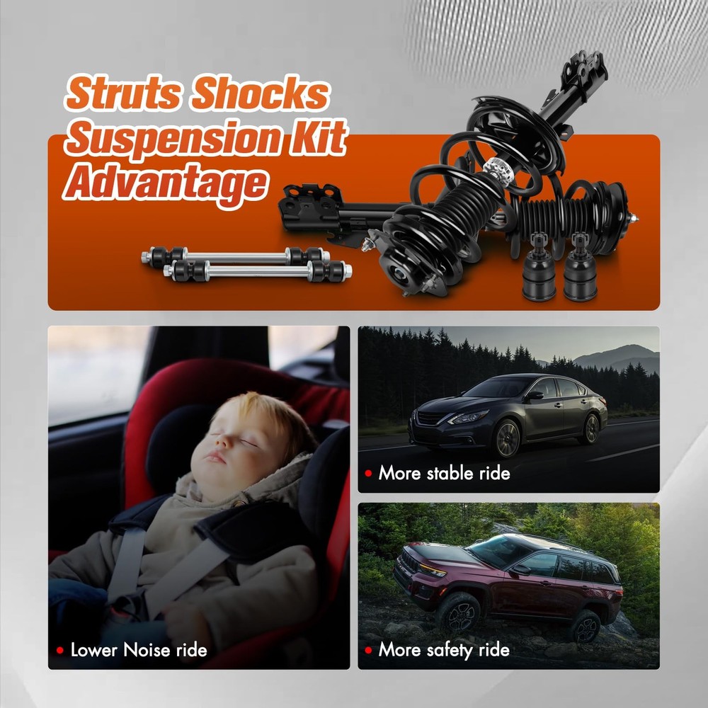 Struts Shock Kit Complete for Flex 2010-2012 6pcs 272534