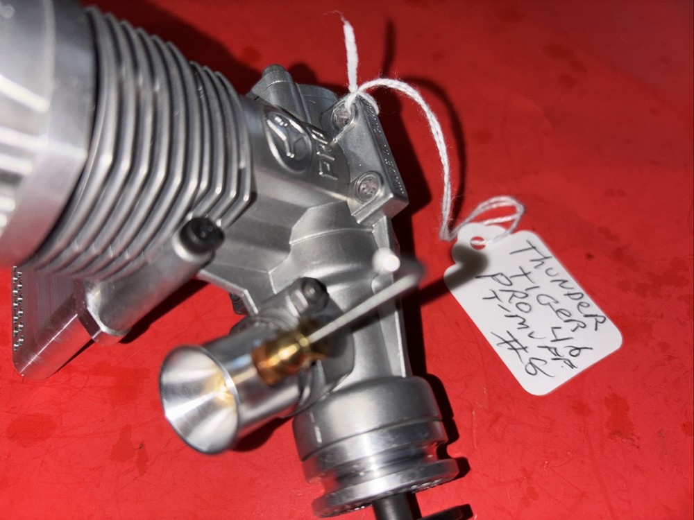 THUNDER TIGER PRO 46 STUNT ENGINE & T-MUFFLER COMPLETE NICE #8