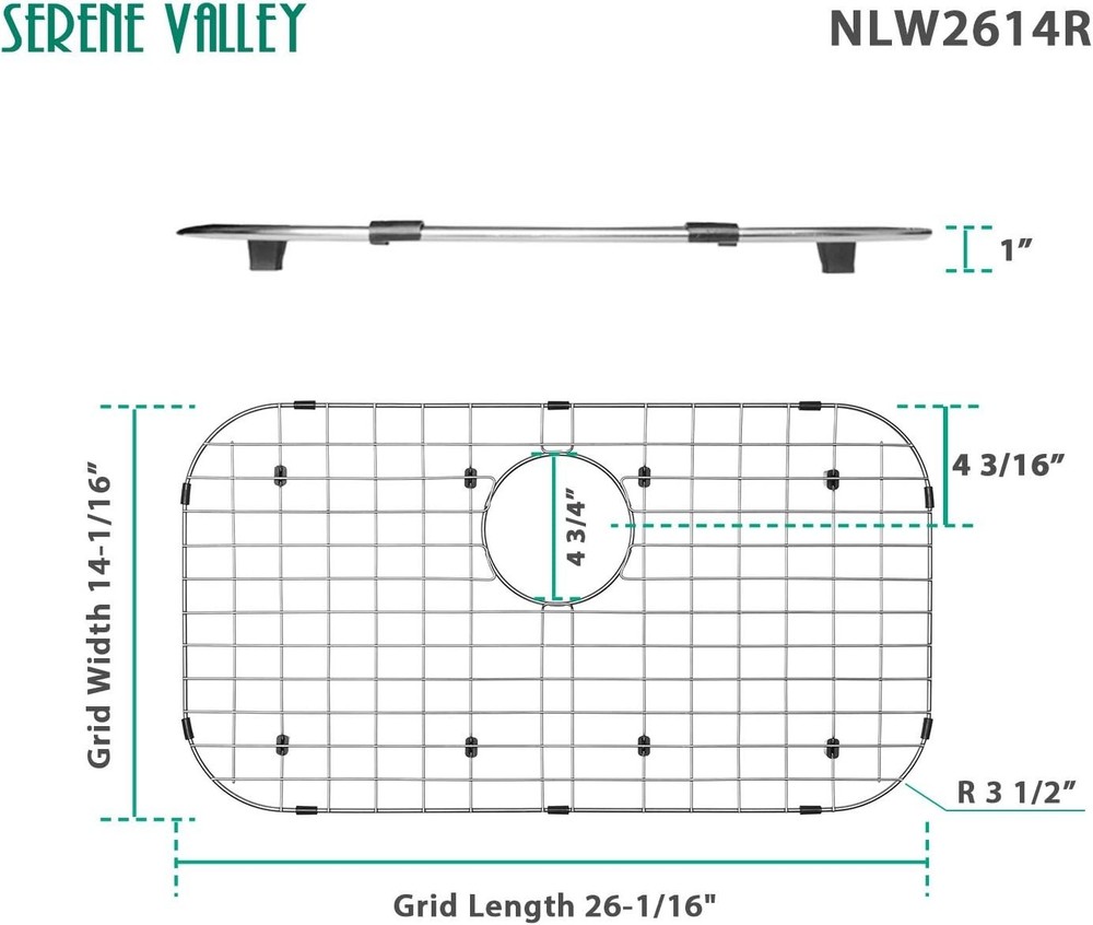 304 Stainless Steel Sink Protector Grid