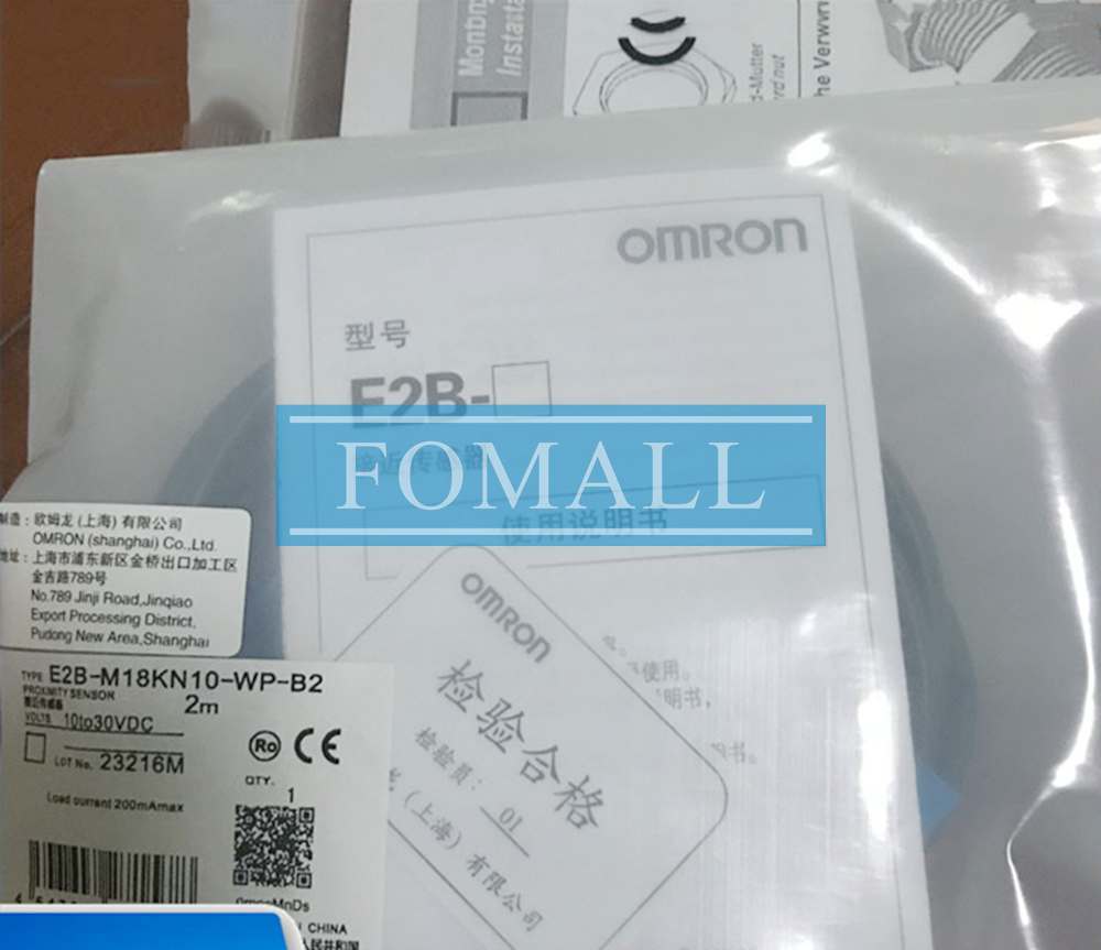 1Pcs New Proximity switch sensor E2B-M18KN10-WP-B2 2m