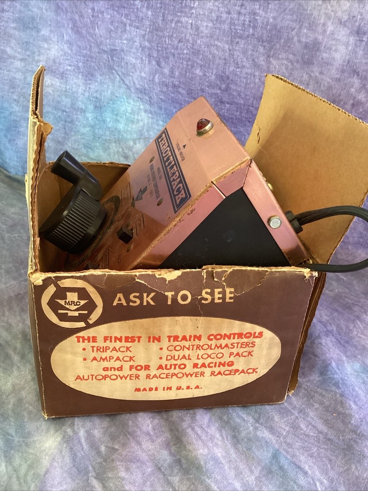 Throttle Pack Model 500 Train Control Vintage Model Rectifier