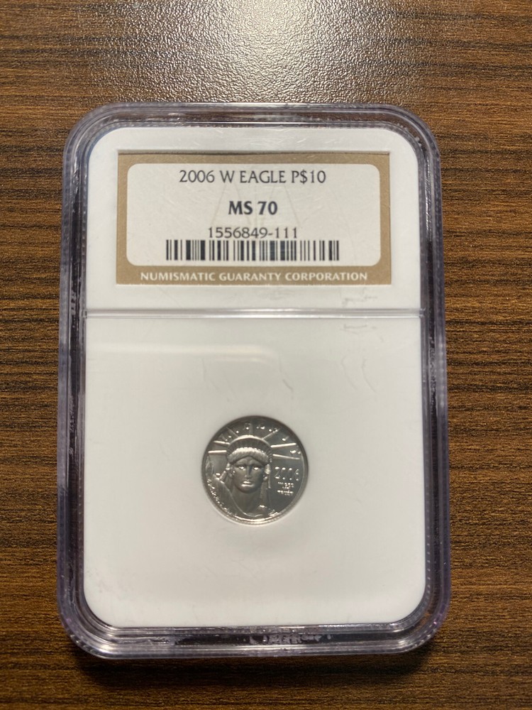 2006-W Ten Dollar $10 Platinum Eagle NGC MINT STATE 70 MS 70