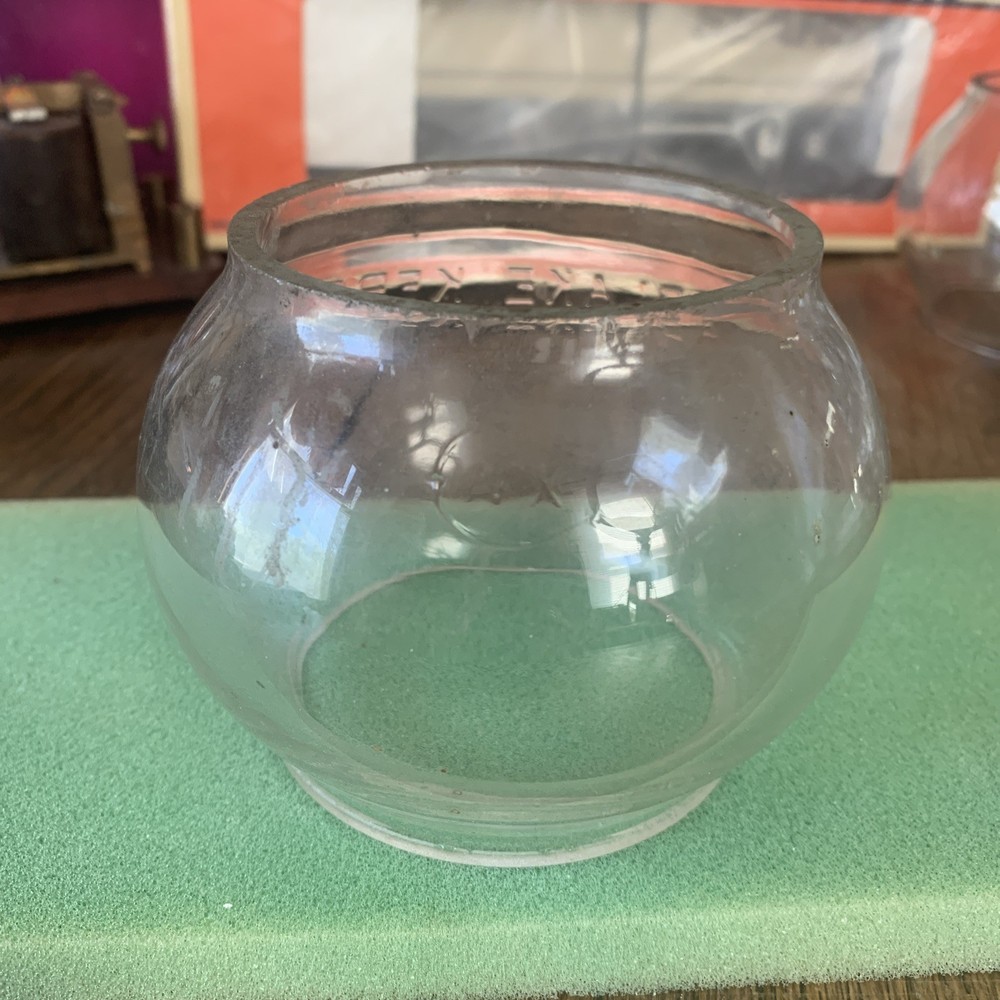 Burlington Route Railroad Lantern Globe