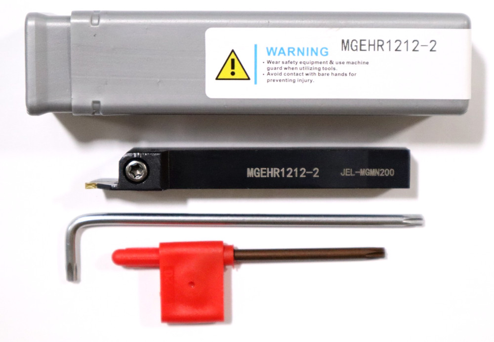 MGEHR1212-2, 12mm SQUARE CUT-OFF TOOL HOLDER E439