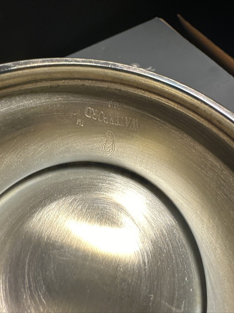 Waterford Silver Plated Pitcher 8” Fine Silver Gifts w/ Tag & Box #P