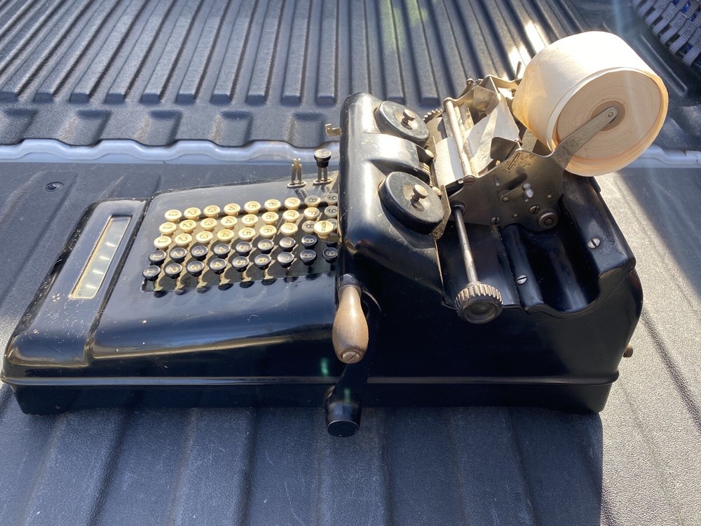 Antique Burroughs counting Machine