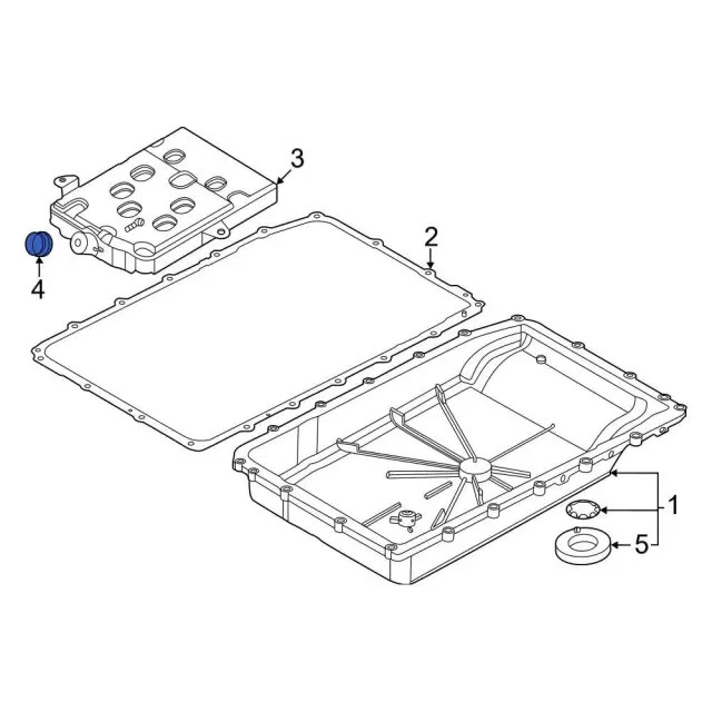 Genuine Ford Automatic Transmission Filter O-Ring 7T4Z7Z302A