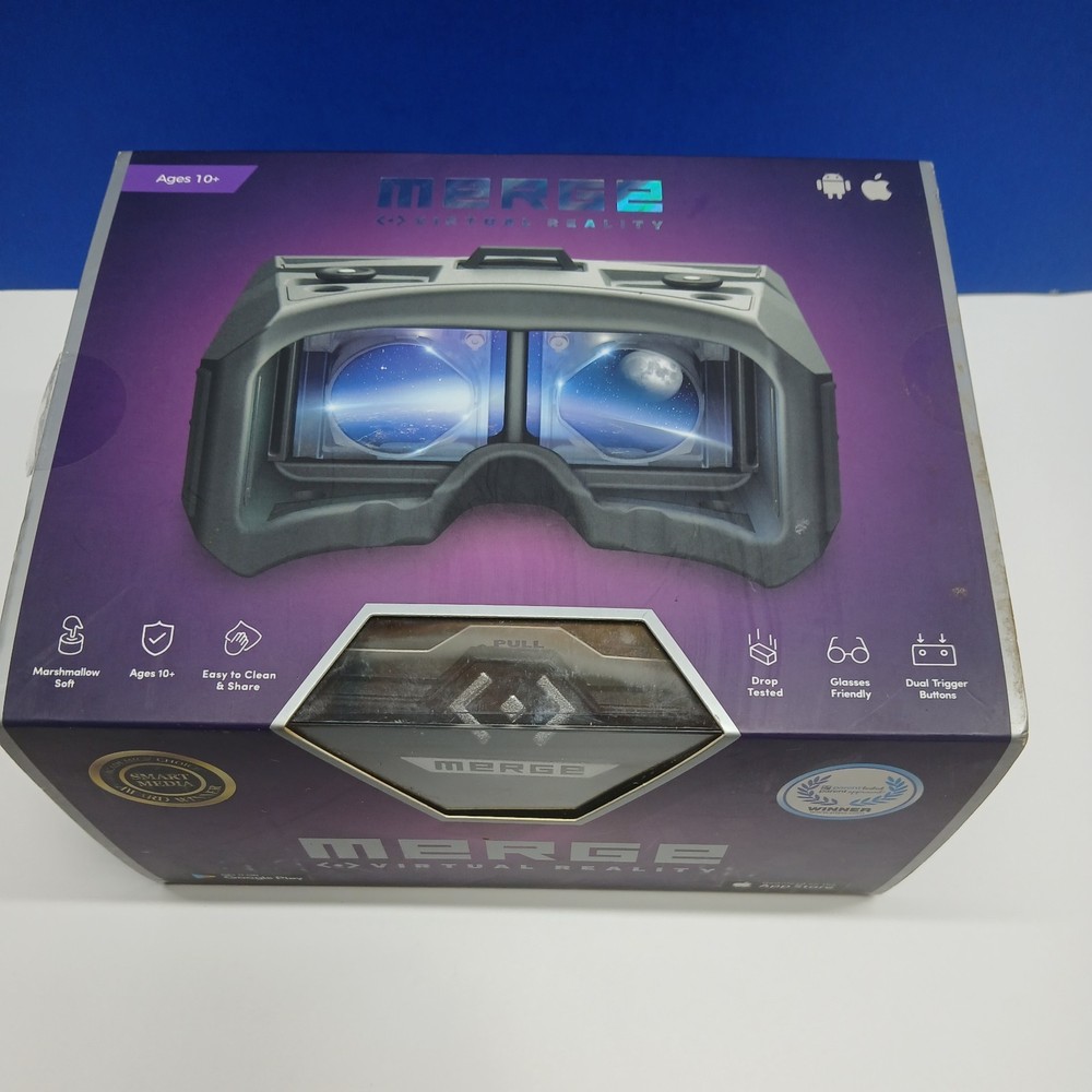 Merge AR/VR Headset Goggles Virtual Reality for Apple/Android - Open Box B203-4