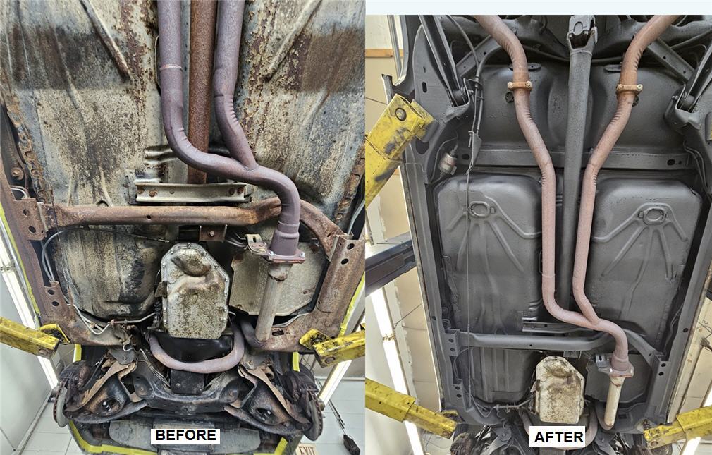 HARD-ON by woolwax™ Permanent coating for truck frames and equipment