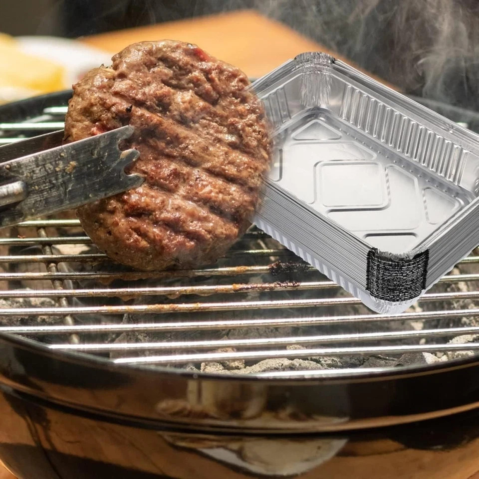 20 Pack Small Drip Pans Weber Aluminum X Pan Grill Of Genesis Spirit Q Bbq 8.5x6