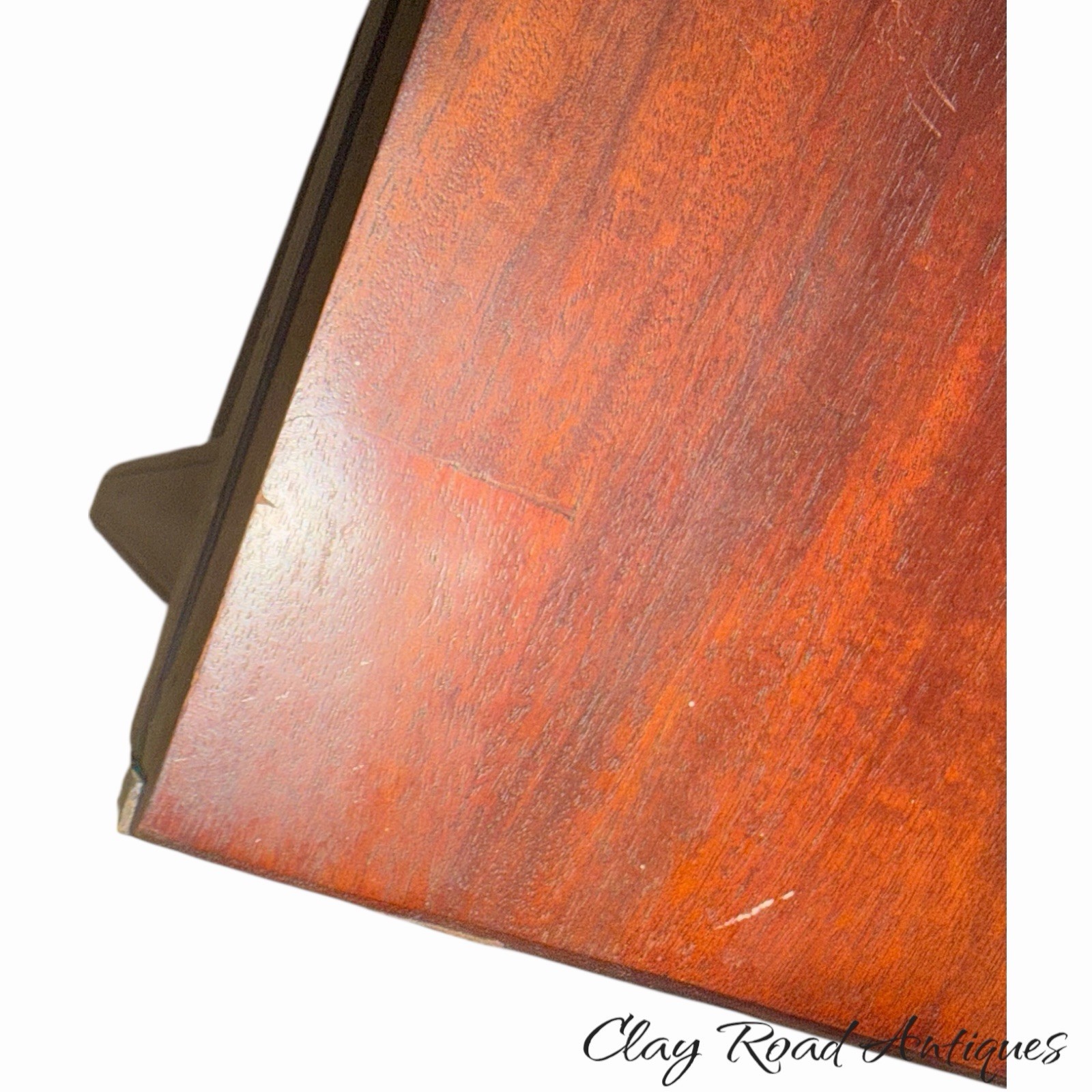 Antique PA chippendale 18th mahogany hall console card game table stand 1780