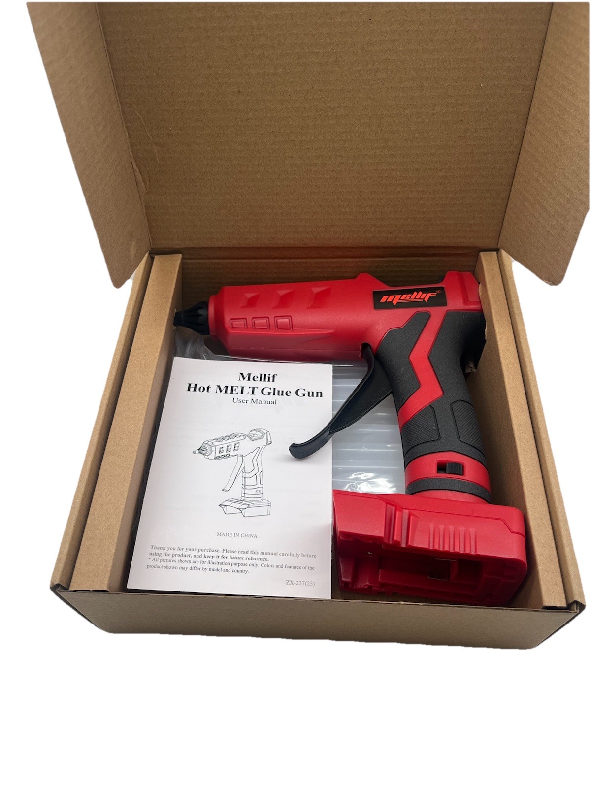 Mellif Cordless Hot Glue Gun FOR Milwaukee 18V - DIY Fabric PDR Dent Repair Car