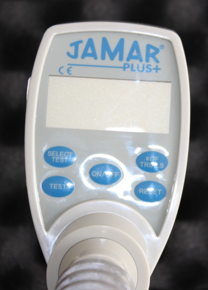 used Jamar Plus + Digital Hand Grip Strength Tester Dynamometer In Case