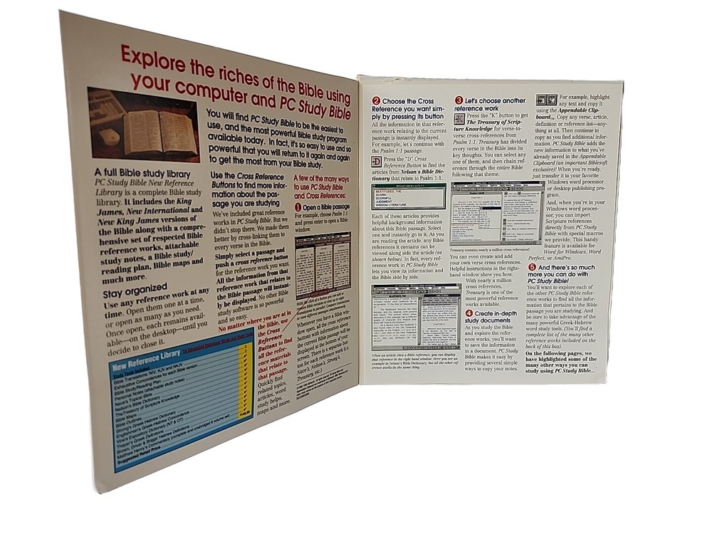 PC Study Bible Version 2 Windows 95 & 3.1 New Reference Library