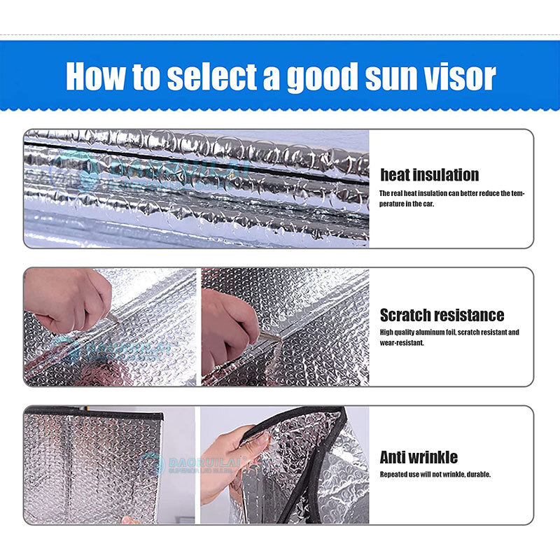 Foldable Auto Car Front Window Windshield Sun Shade Shield Cover Visor UV Block