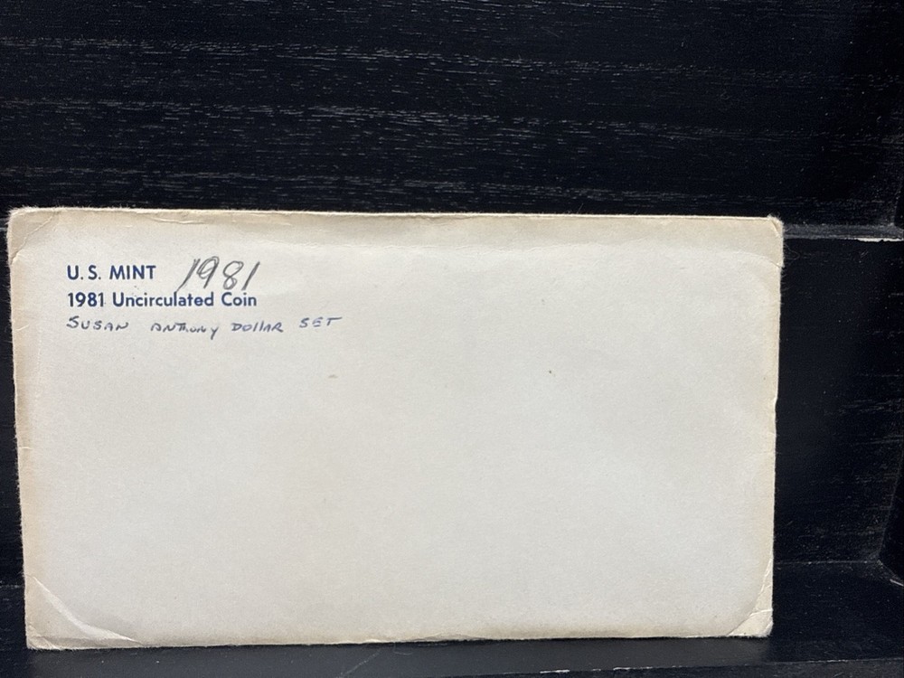 1981 Susan B Anthony Dollar Set Uncirculated