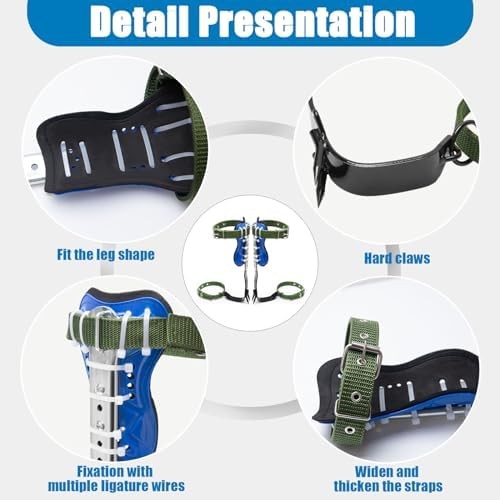 Tree Climbing Spikes with Belt