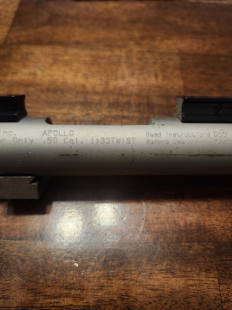 CVA Apollo 50 Muzzleloader Barrel Stainless With Scope Bases