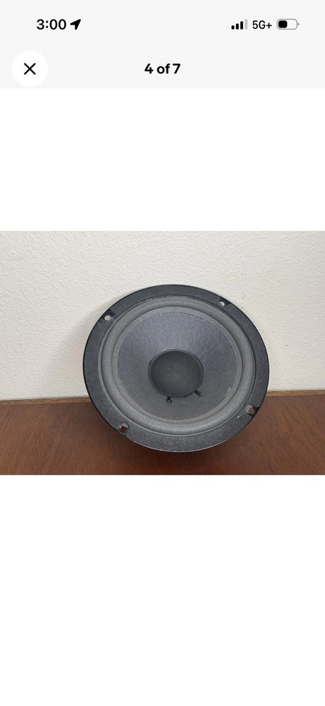 Original AR 8BX 6" woofer - refoamed