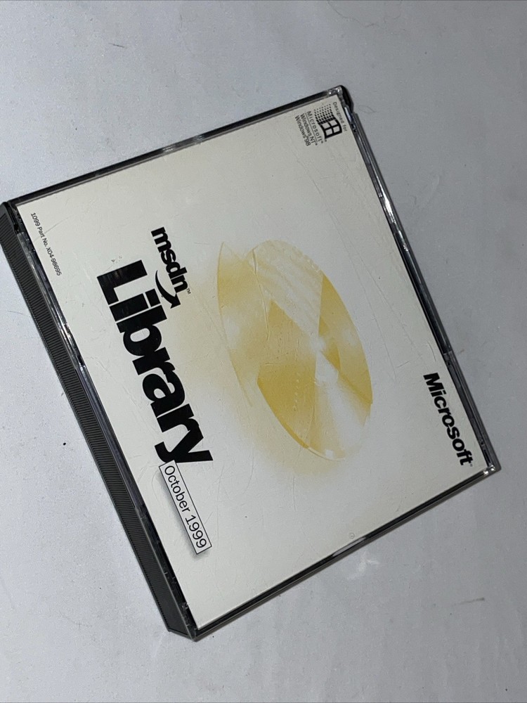 Microsoft msdn Library October 1999 ~ CD-ROM 3 Disc For Windows 98 NT